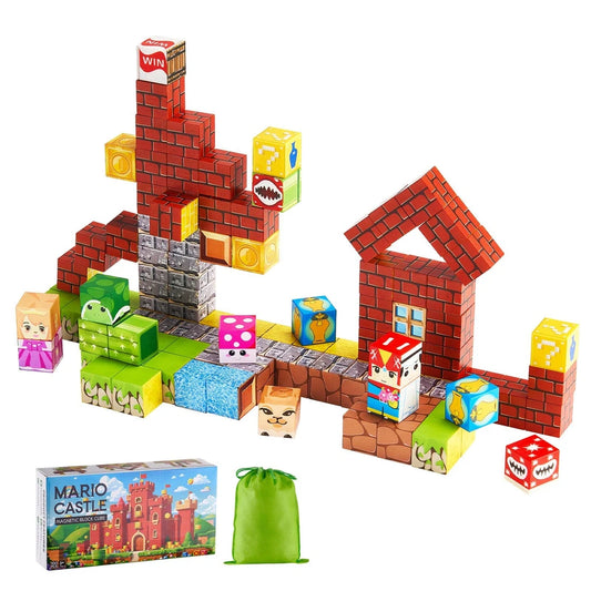 100 Piece Magnetic Building Cubes Set