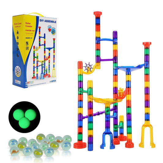 110 Piece Marble Run Building Set