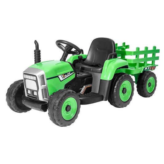 12V Electric Ride-on Tractor with Trailer